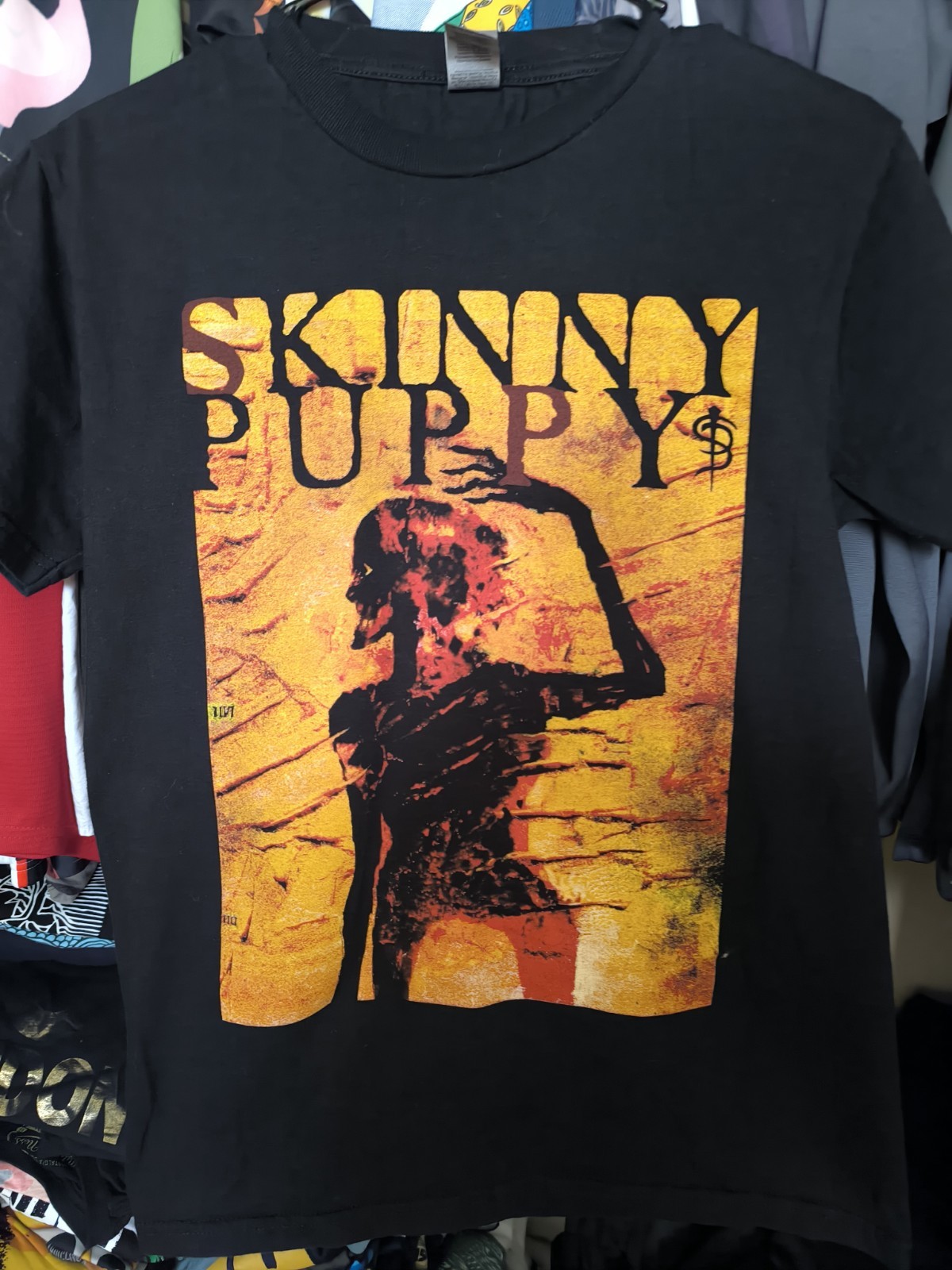 Skinny puppy when nothing is true final tour 2023 double sided concert tee shirt