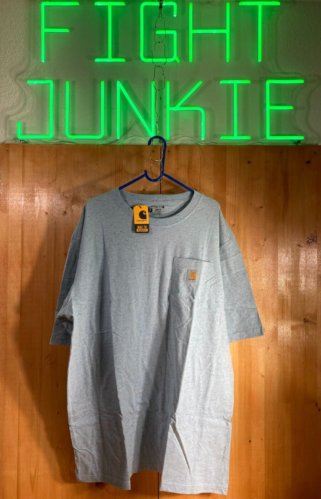 NEW! CARHARTT K87M XLT Mens Men Short Sleeve Loose Fit T-Shirt Tee Shirt Blue