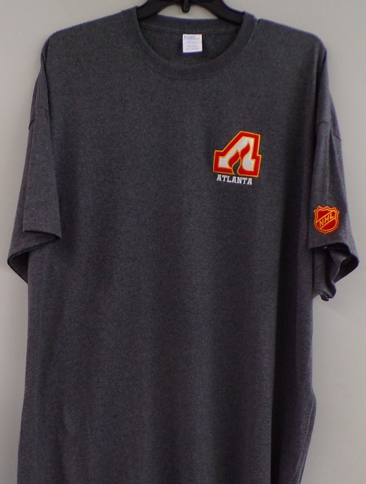 Atlanta Flames NHL Hockey Embroidered Adult T-Shirt S-6XL, LT-4XLT Calgary New