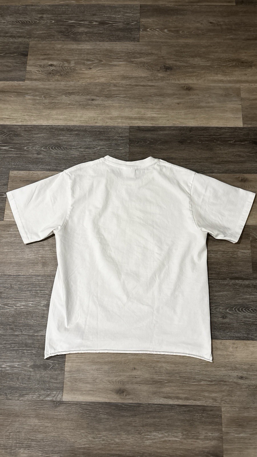 A Bathing Ape Baby Milo Camouflage Graphic White Blue Men’s T-Shirt M