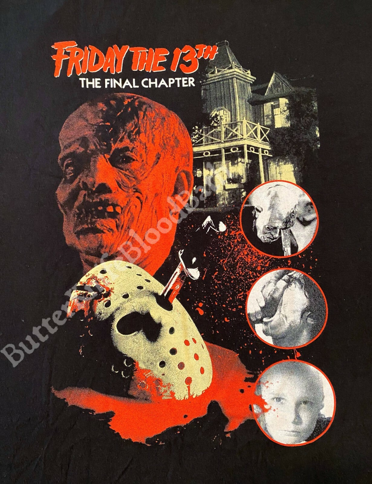 Friday the 13th Part 4 T Shirt 3X Jason Voorhees Graveyard Goods Horror RARE OOP