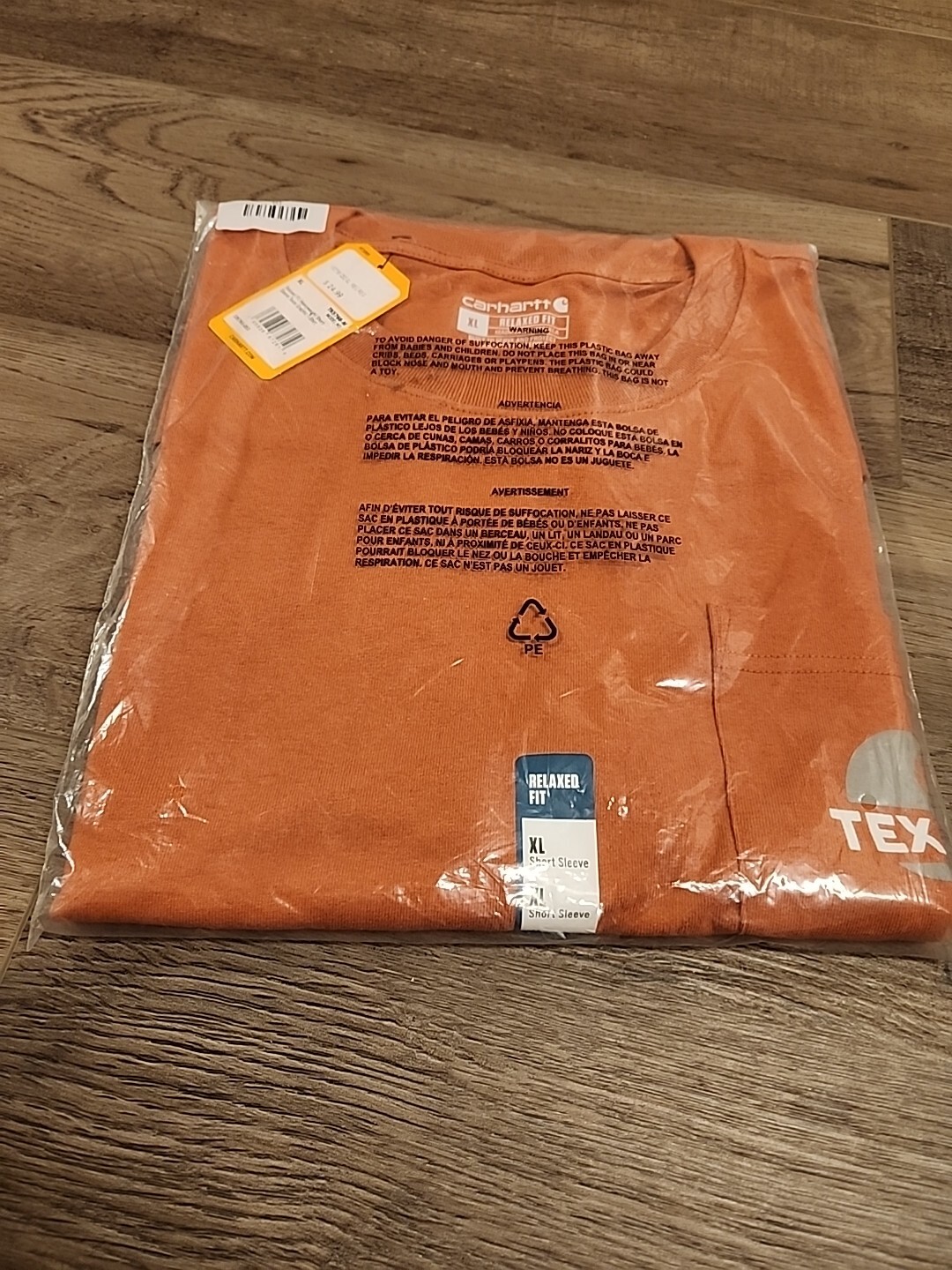 XL Carhartt Relaxed Fit Heavyweight SS Texas Graphic T-Shirt Ltred05 NEW