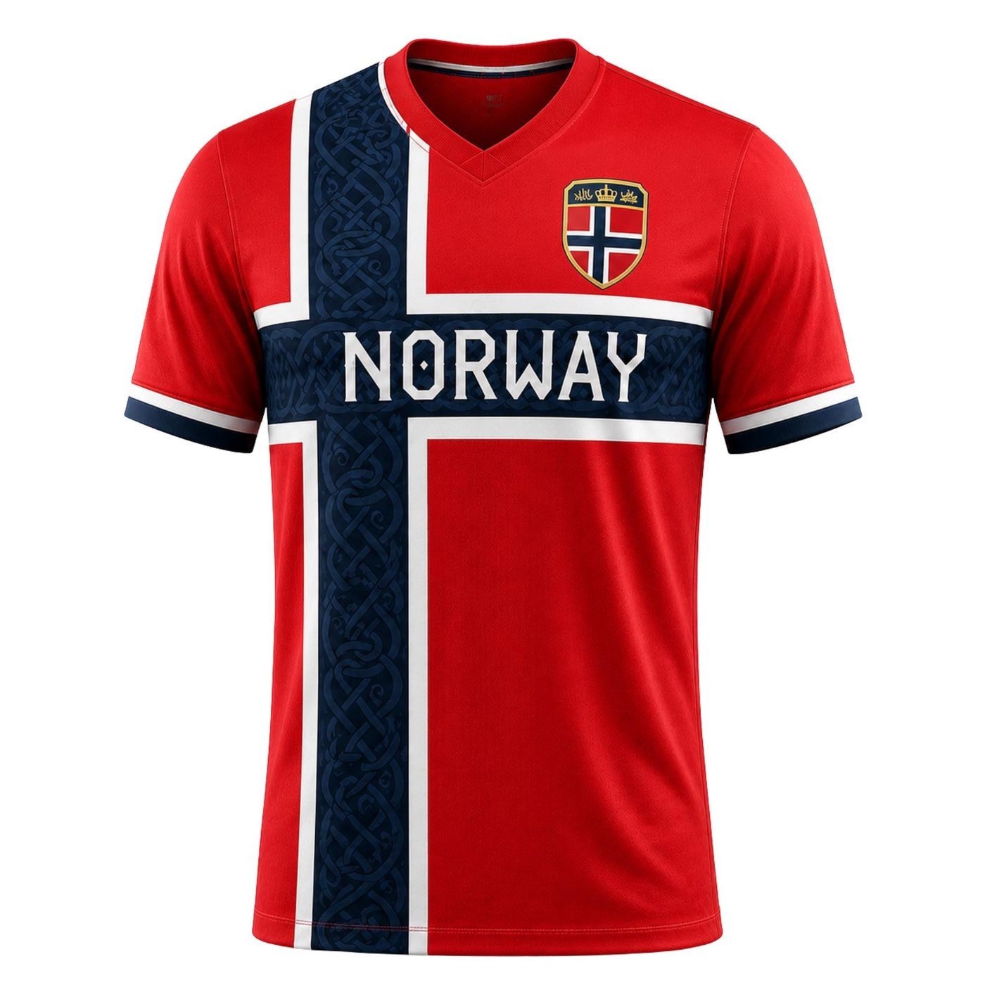 Personalized Norway Soccer Jersey, Custom Name Number Football Shirt