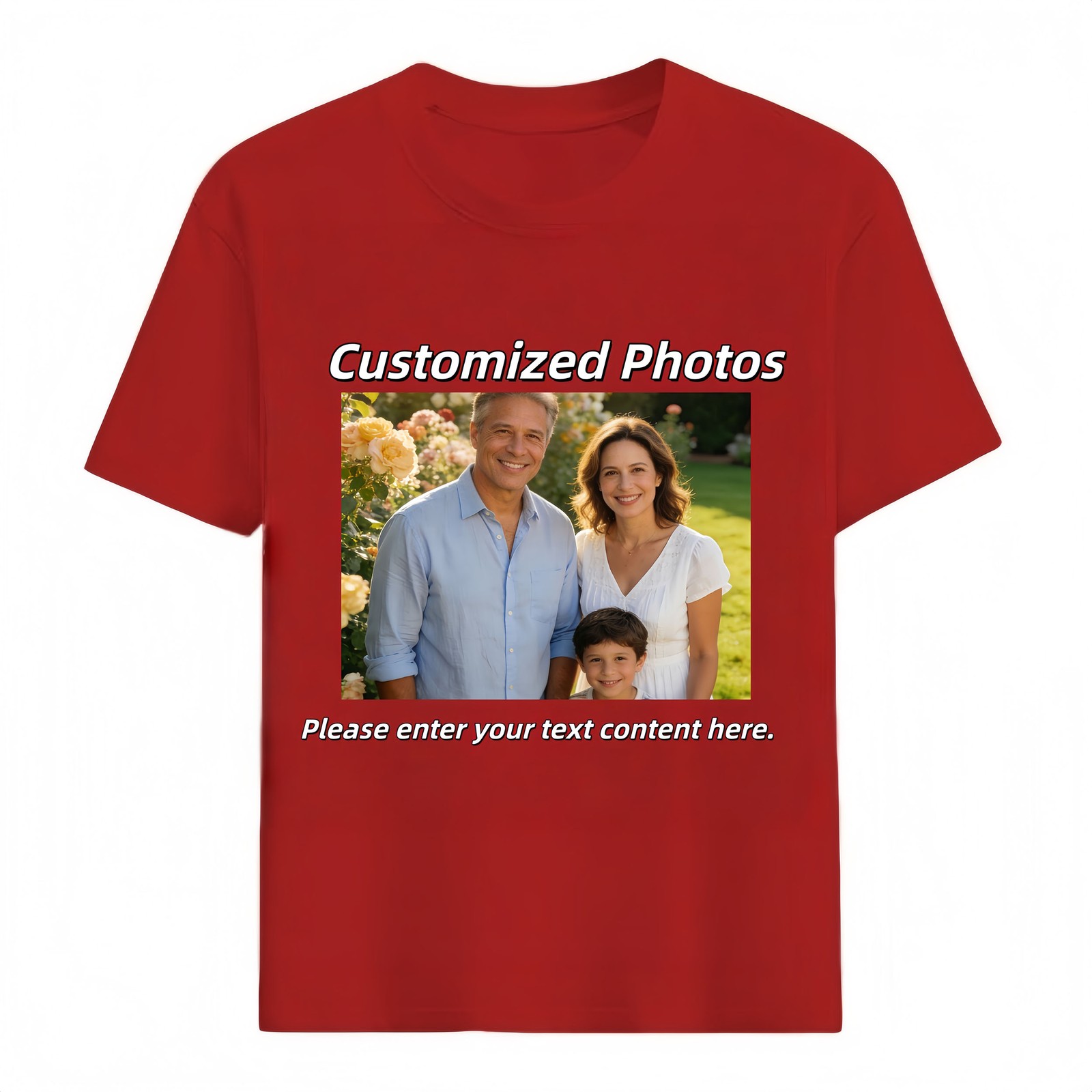 Personalized Customized T-Shirt Design – Design Your Own Cotton Shirt