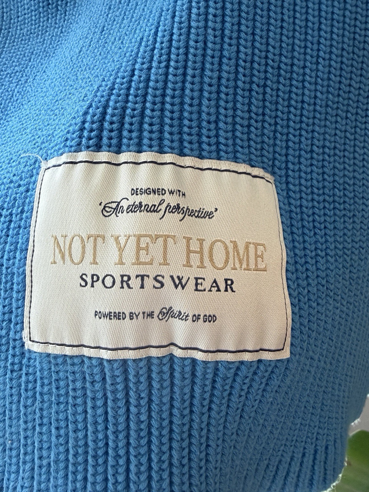 Forrest Frank X Not Yet Home Blue Knitted Jersey Christian Wear