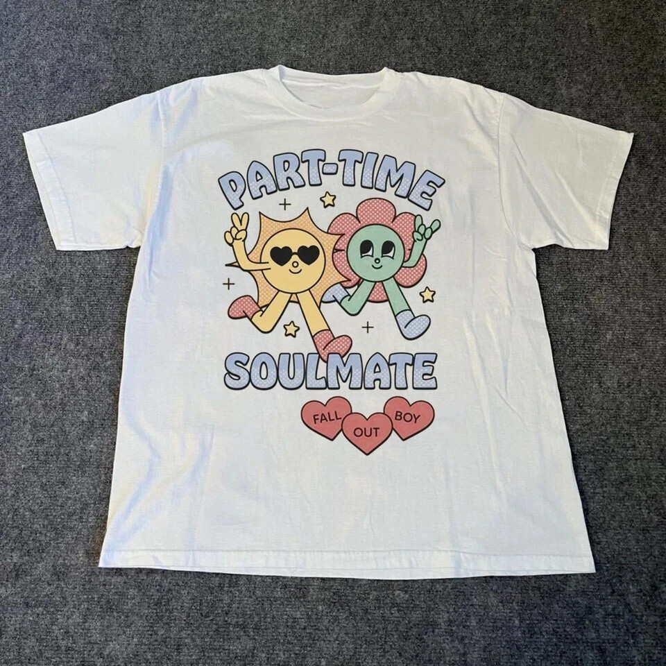 FALL OUT BOY PART TIME SOULMATE Band short sleeve shirt KV41869
