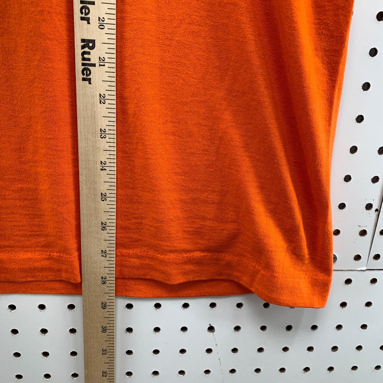 Vintage 80s Lionel Electric Shirt Mens FITS Medium Orange Single Stitch 19×28.5