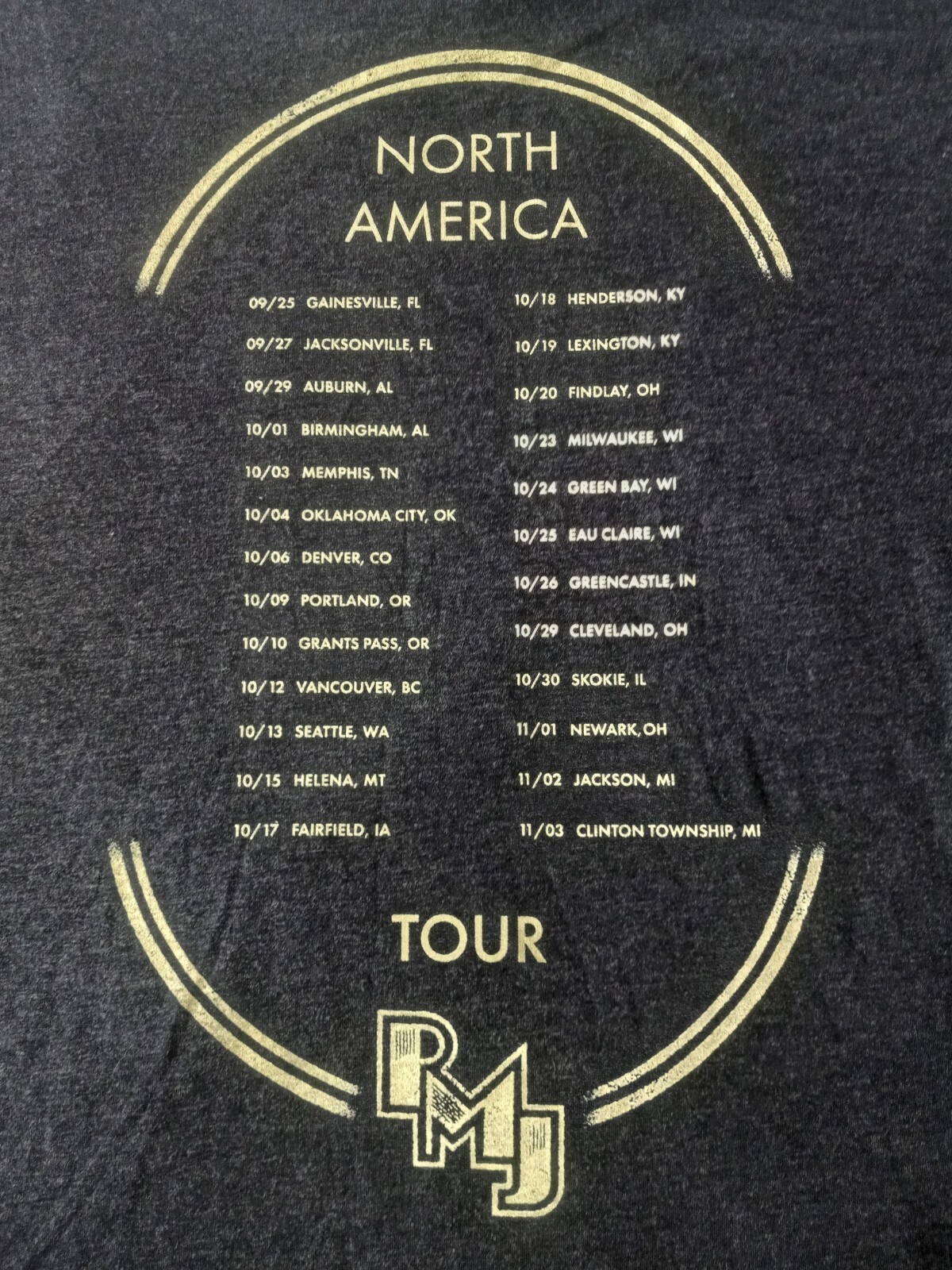 NWOT – Postmodern Jukebox Welcome To The 20’s 2.0 Tour Band T-Shirt Men’s SZ L