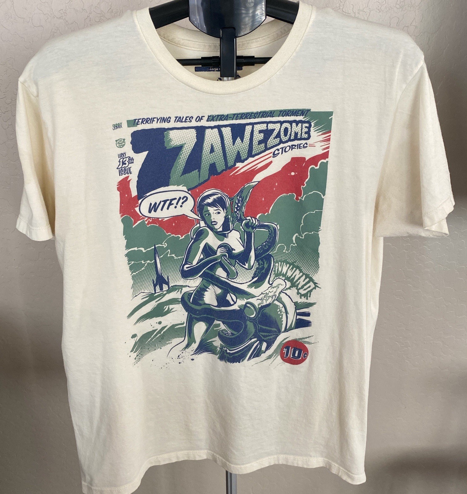 Gender Neutral Space Alien Graphic Shirt