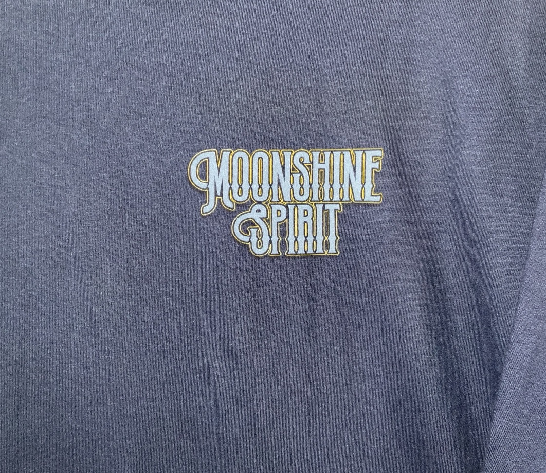 NWT Men’s Brad Paisley Moon Shine Spirit Eagle Lightning T-shirt Navy XXL (2XL)