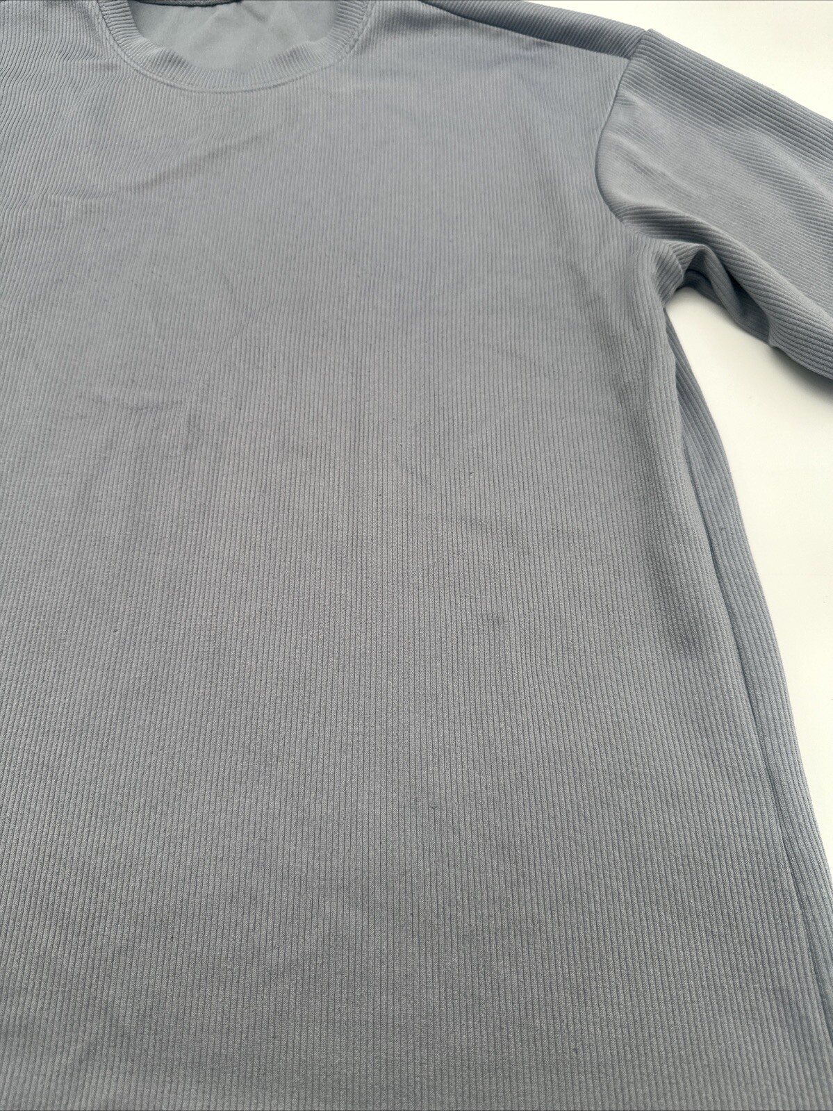 Dazy T-Shirt Men Medium Gray Solid High Neck..#17575