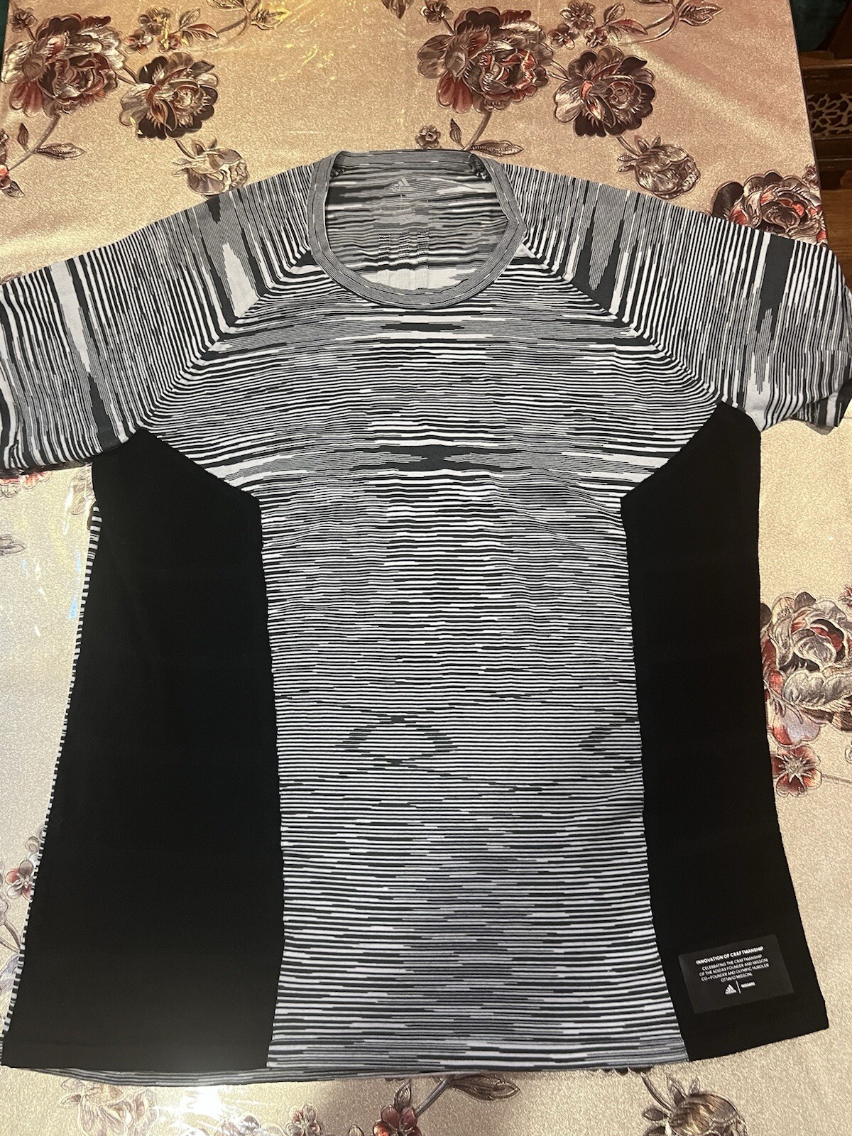 ADIDAS X MISSIONI SUPERNOVA KNIT SPACE DYED MELANGE TEE DS9330 MENS SIZE L