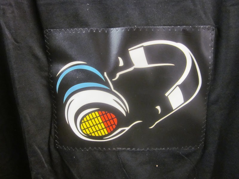 Headphones LED Panel Light Up T Shirt Sound Activated DJ Party Rave Size 3XL