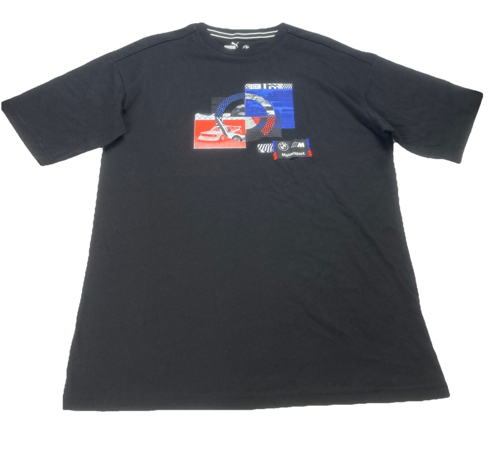 Puma ESS+ BMW Motorsport Logo Tee Black Men’s Size S Standard Fit NWT
