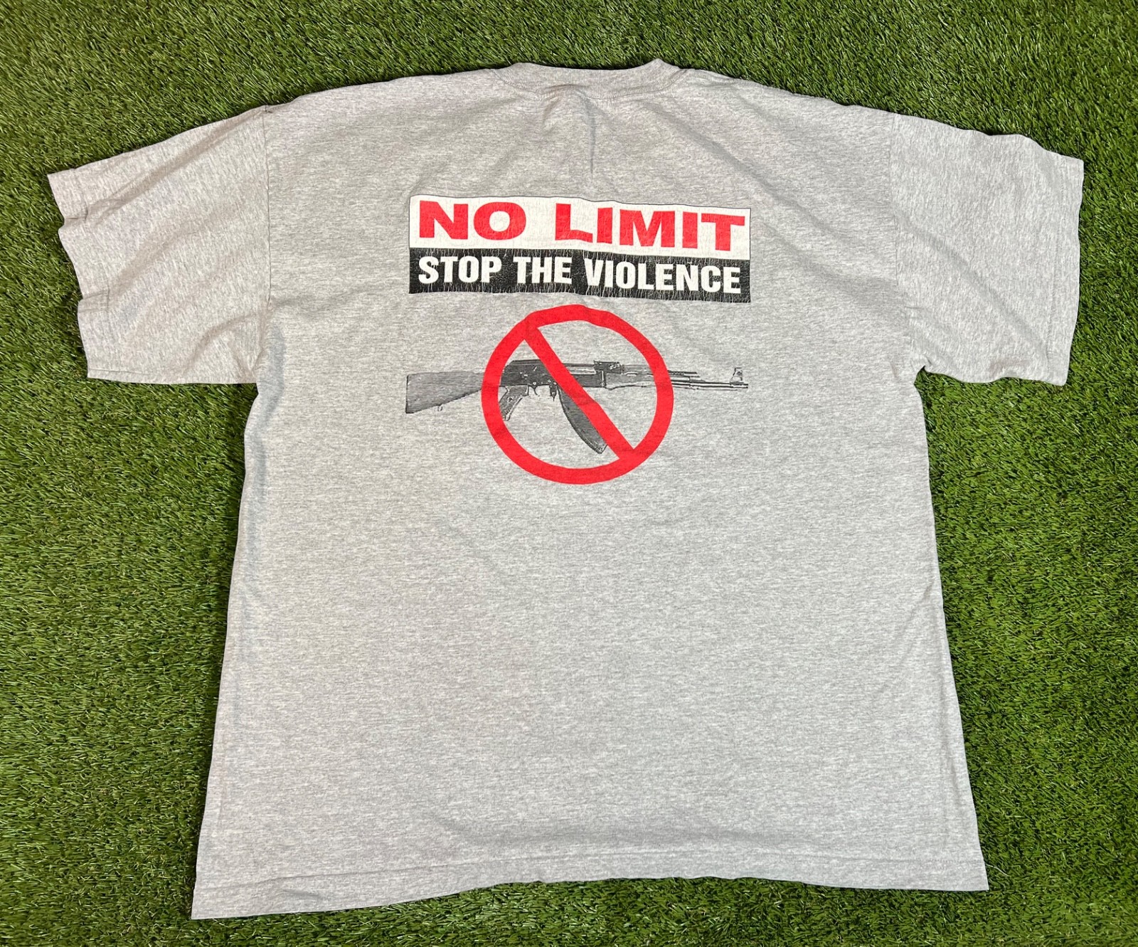 Vintage Y2K No Limit Records “Stop the Violence” Rap Beef Tee Hip Hop Shirt