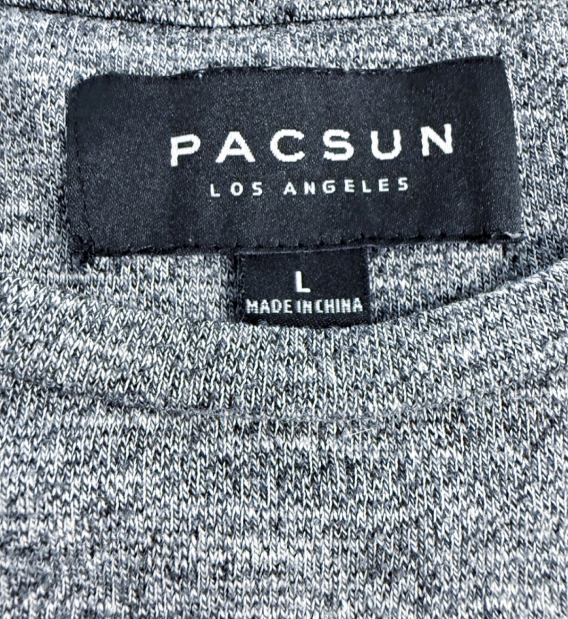 PacSun Los Angeles Mens Pocket T Shirt Heather Gray Size Large