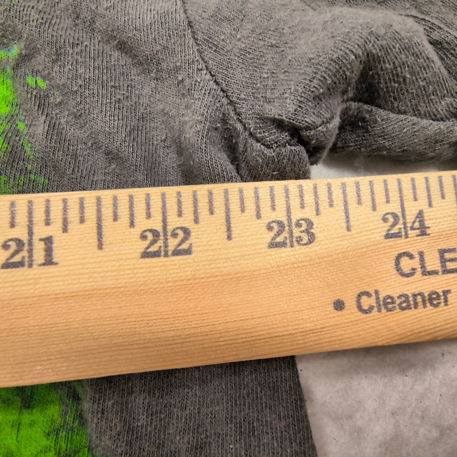 Stone Free Long Sleeve Band Crew Neck T Shirt Mens Size Extra Large XL Gray