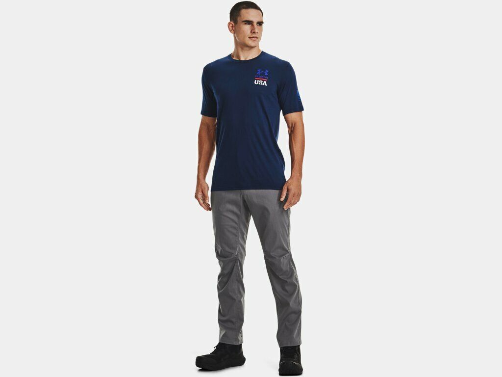 Mens Under Armour UA Freedom USA Short Sleeve T-Shirt – XXL/XL/Large – NWT