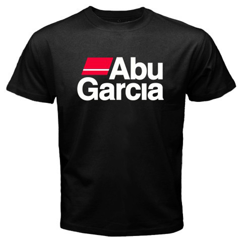 New ABU GARCIA Pro Fishing Men’s Black T-Shirt Size S-5XL