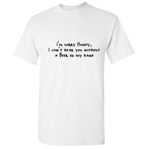 Beer Hand Sarcastic Drinking Humor Graphic Gift Idea Cool Funny Novelty T-Shirt