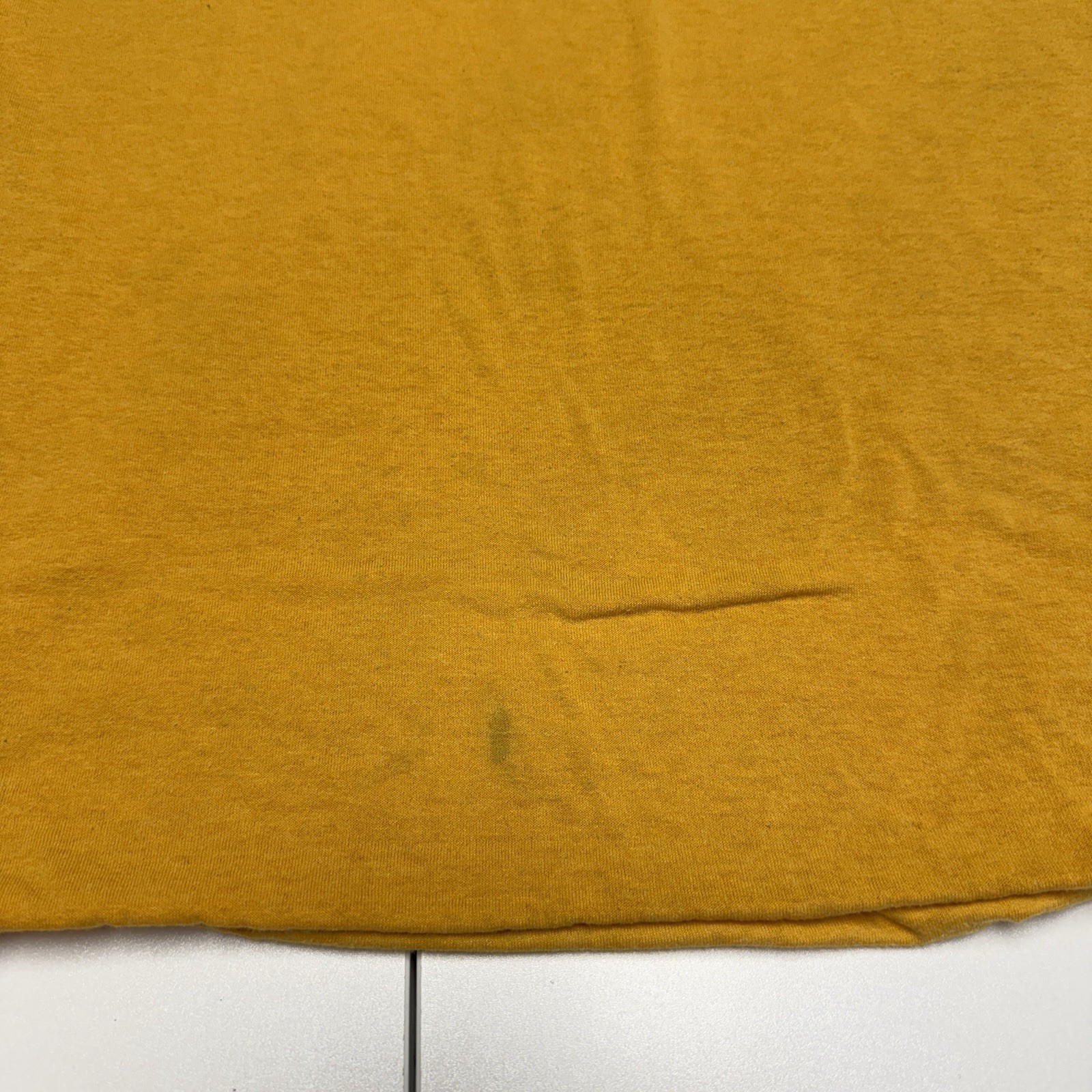 Vintage 90s Double Face Phys Ed T Shirt Mens XL Red/Yellow USA