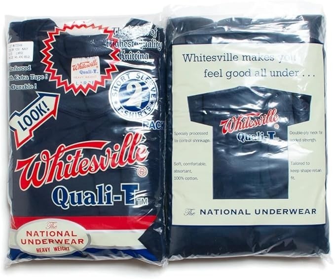 WHITESVILLE 2-PACK T-SHIRT – White [ WV73544 ] Made in Japan