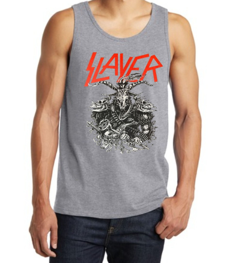 SALYER WARRIOR Heavy Metal Band Black Tank Top
