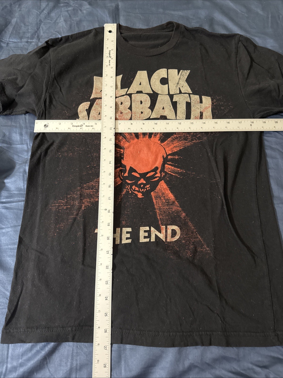 Black Sabbath Size Medium The End Last Show Ever In Toronto 08/29/16 Shirt