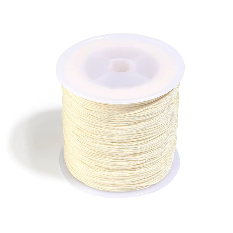 90M/Roll 0.8M #72 Nylon Thread Cord String for Jewelry Making Handmade Woven Rop