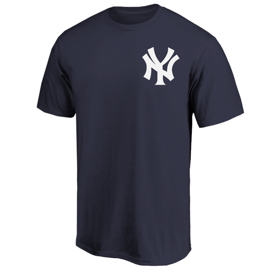 Custom Personalized T-Shirt New York Player Name and Number Soft Jersey Tee