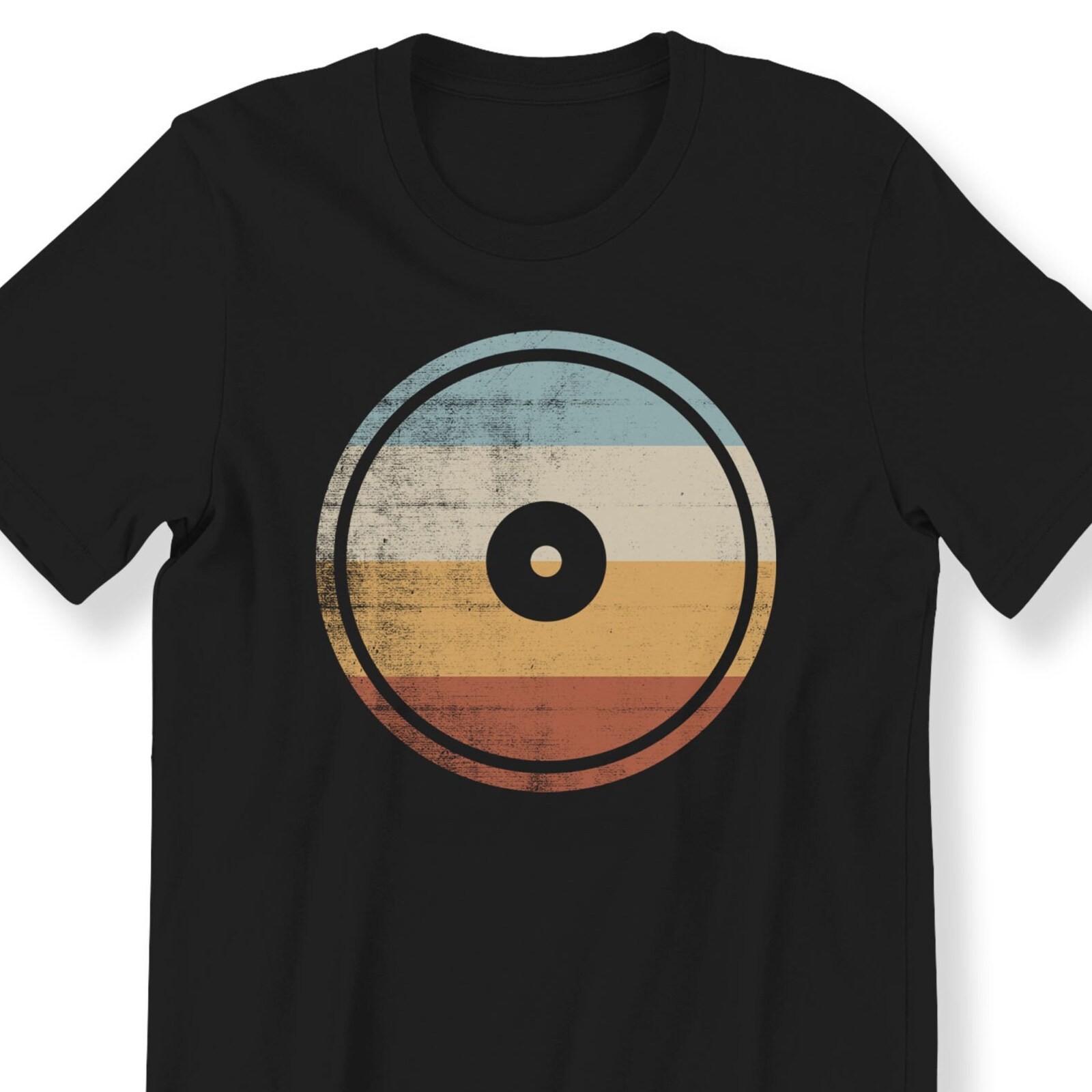 Distressed Vintae Vinyl ShirtFor Men And Women T-shirt Vinyl Music Lovers #26