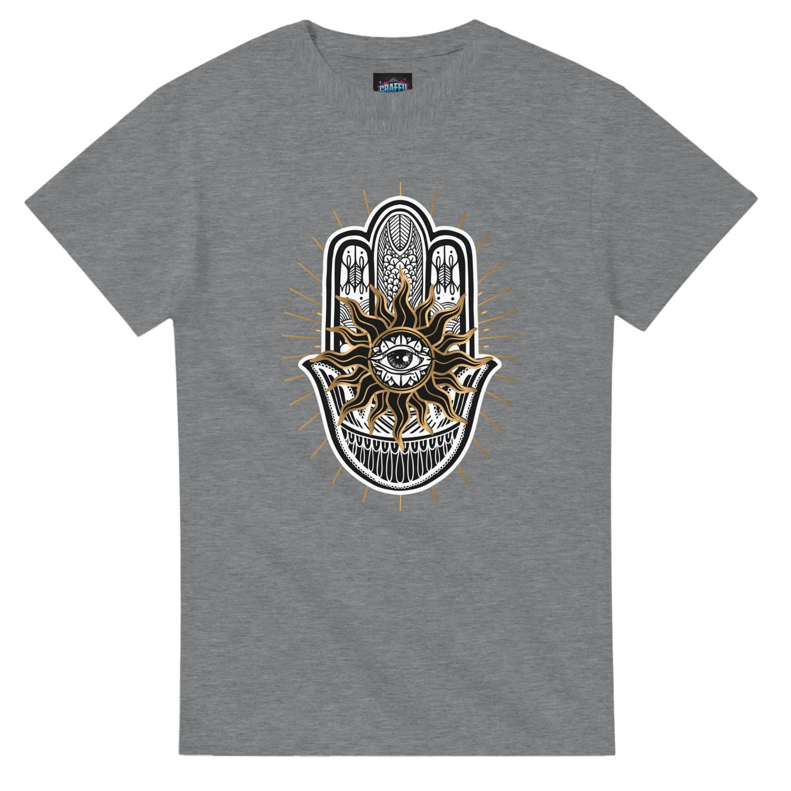 Graffiti Lux Meditation Graphic T-Shirt – High-Quality Cotton Tee-White XL