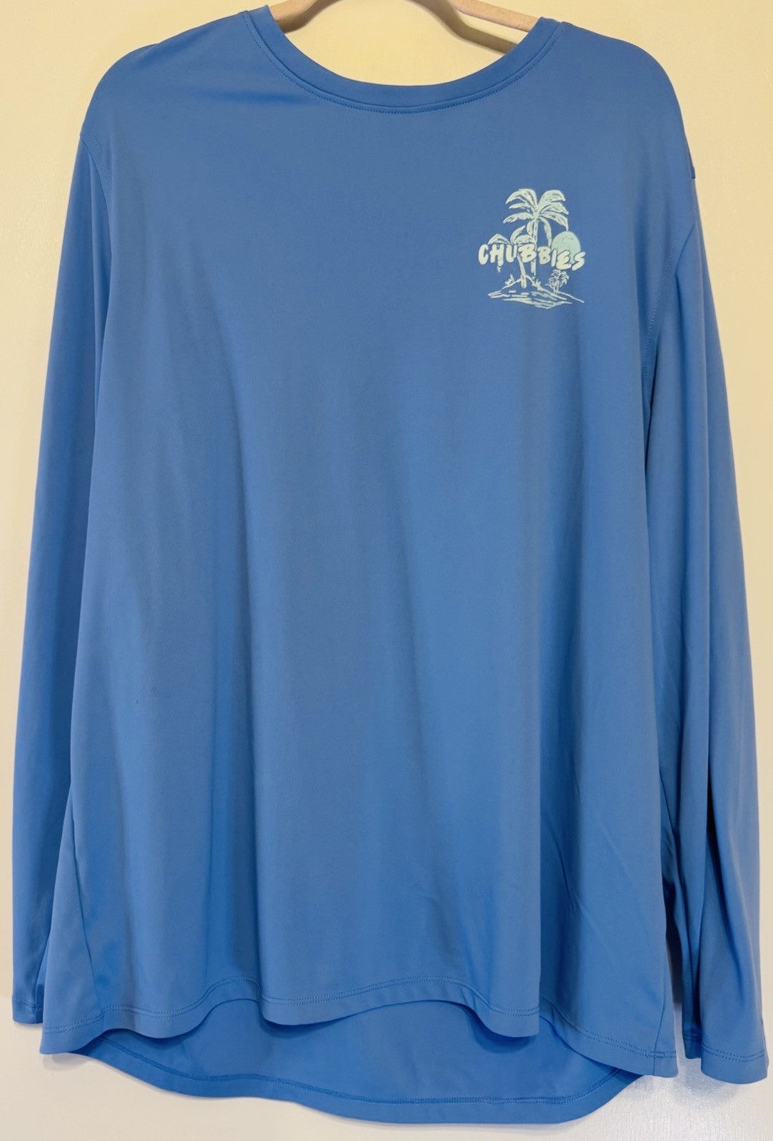 Chubbies “The Weekend Has Arrived” Long Sleeve Performance Shirt – Blue (XXL)