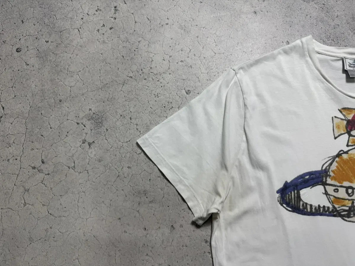 Vivienne Westwood Luxury T-Shirt Big Logo White