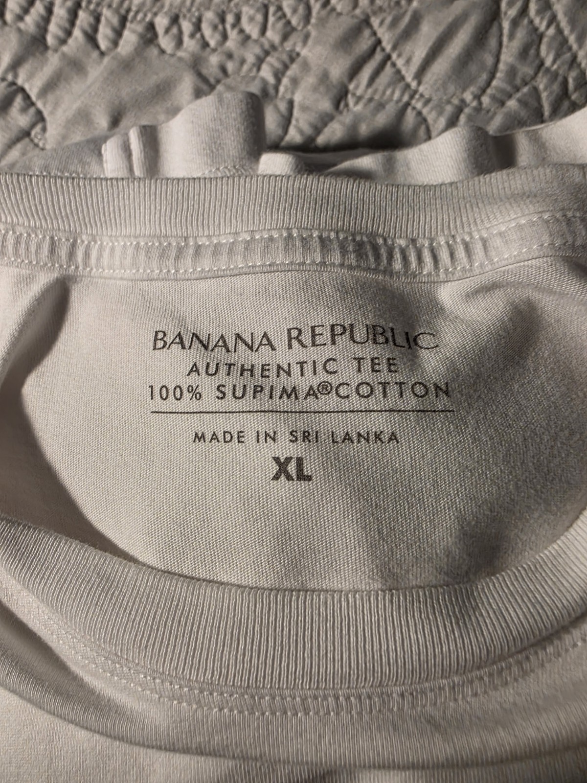 7 Banana Republic Authentic Supima Cotton Tee Men’s XL Crew Neck Short Sleeve T