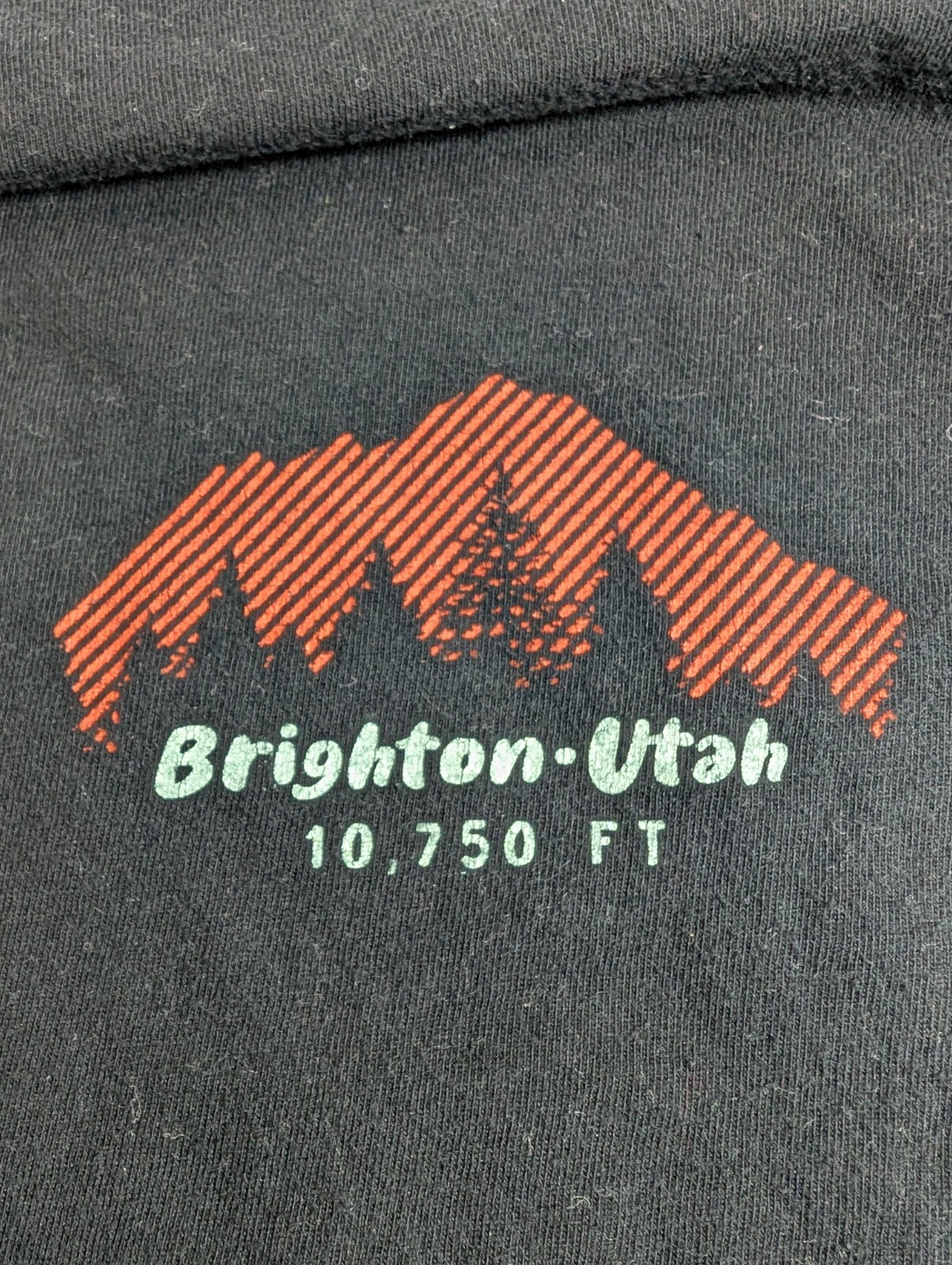The Duck Company Long Sleeve Black T-shirt Men’s M Brighton Utah 10,750 FT