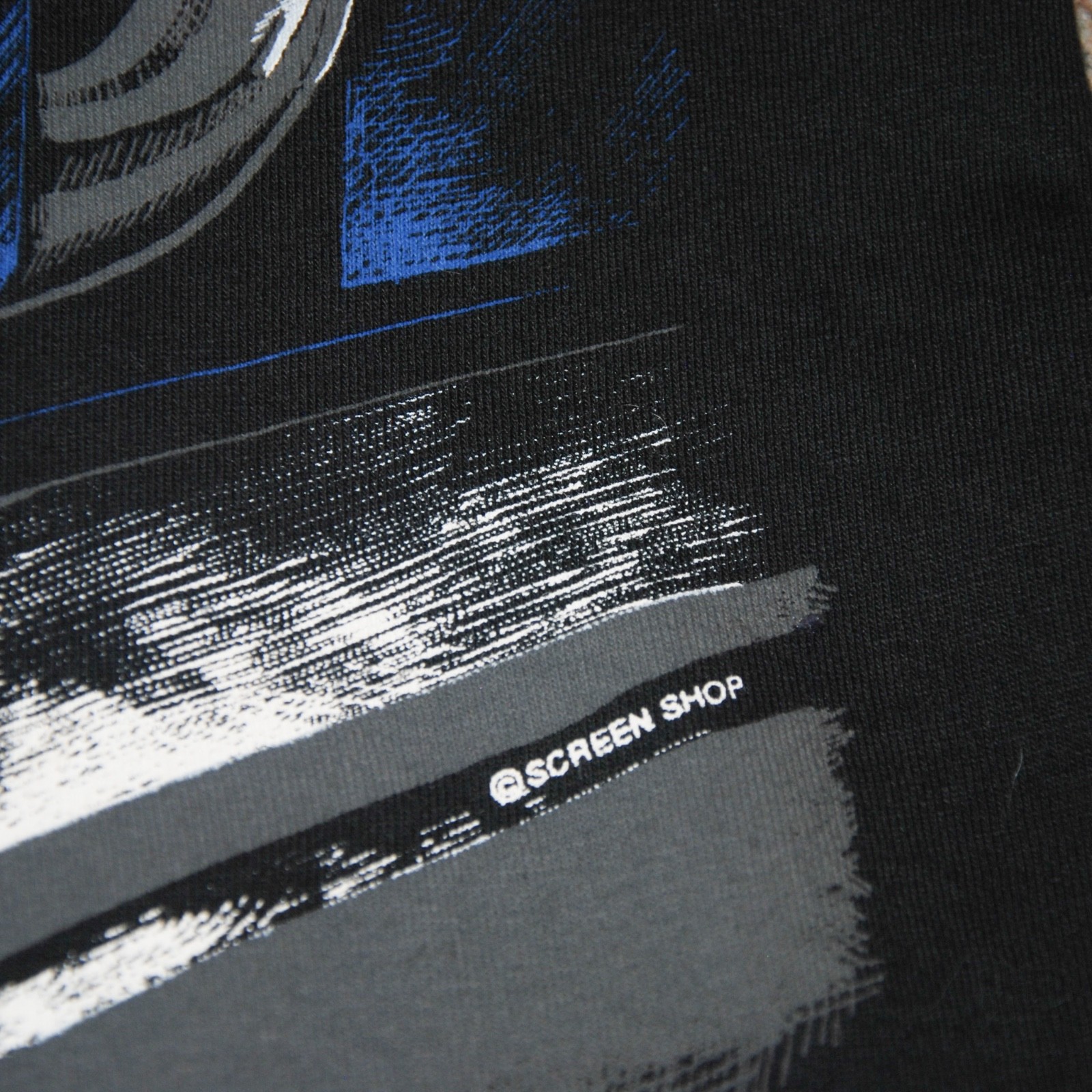 Bad Dog TRUCKIN’ XL Black AOP T Shirt Screen Shop Russ Tock All Over Print