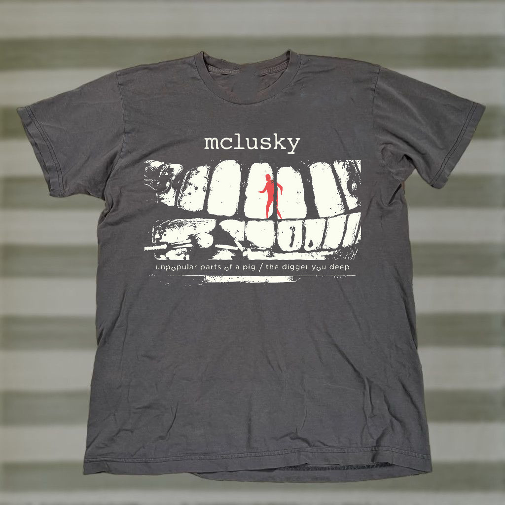 Mclusky Band Gift For Fan Full Size S to 5XL charcoal Style T-shirt TU101
