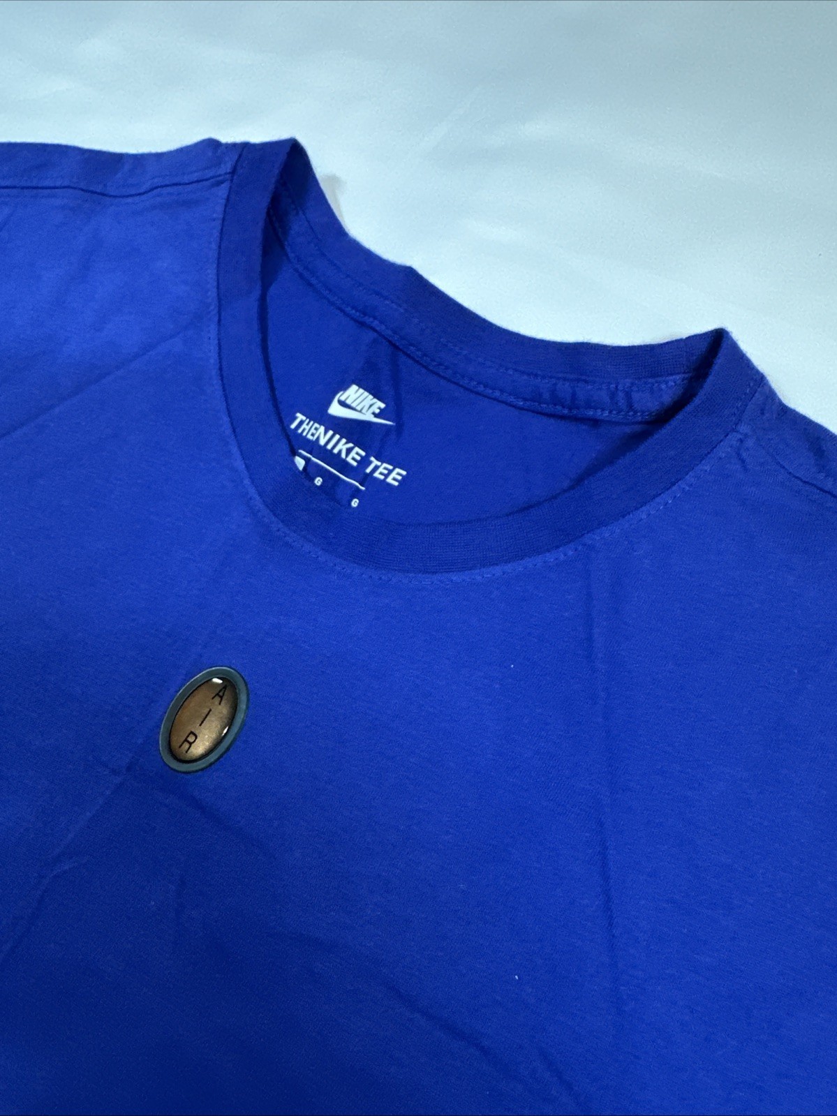 Nike NSW T-Shirt Tee Men Large Blue 867218 455 Foamposite One New