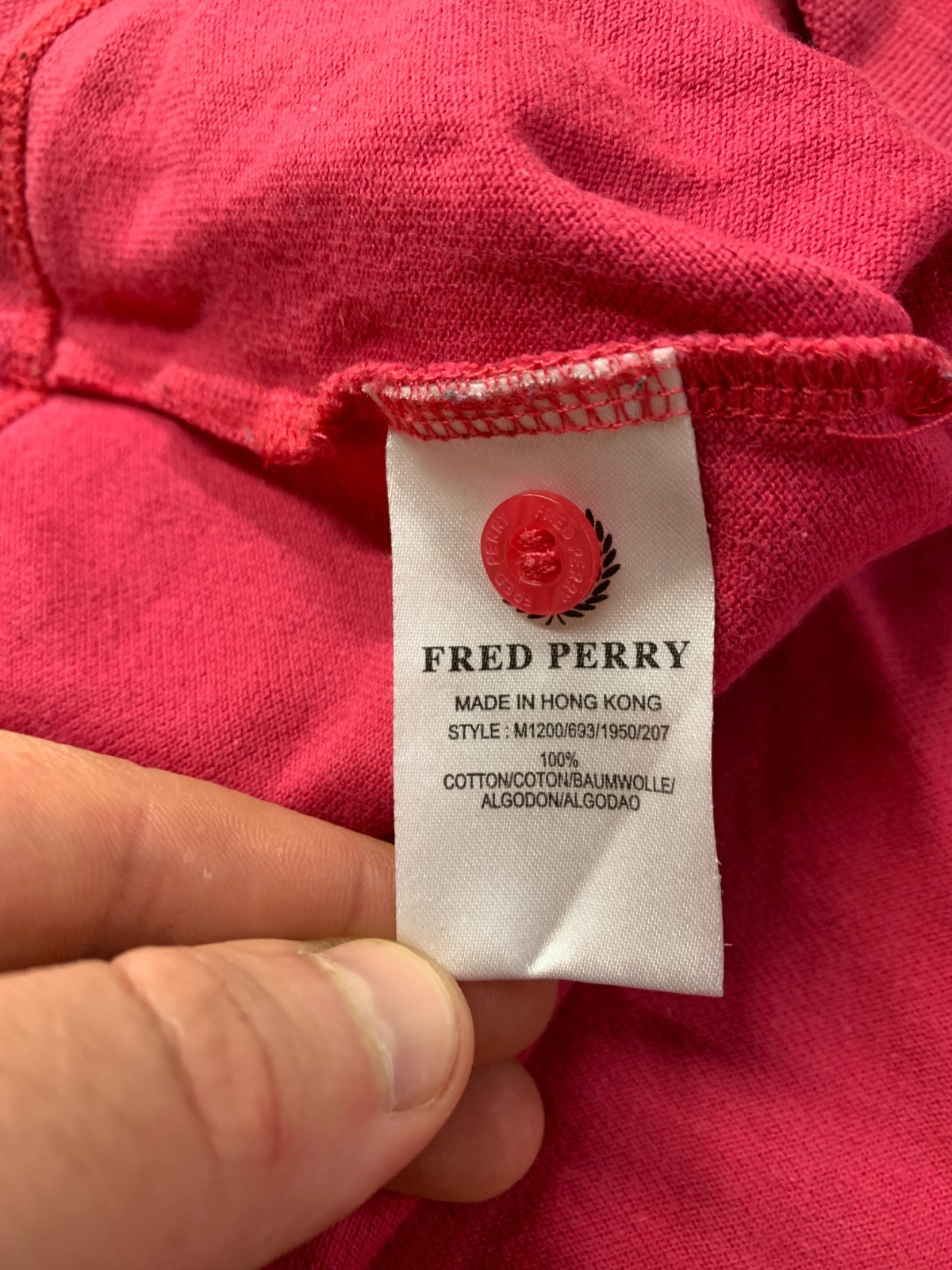 FRED PERRY ORIGINAL CLASSIC FIT MEN CASUAL SHORT SLEEVE POLO SHIRT JERSEY SIZE L