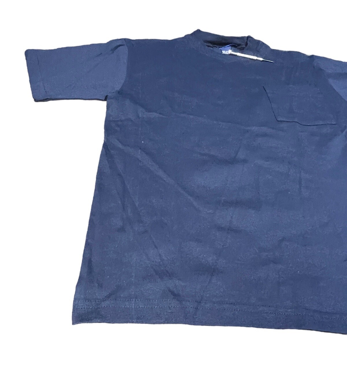 Lot of 3 Vintage Single Stitch Pocket Blank T Shirts Youth M 12/14 Adult Small