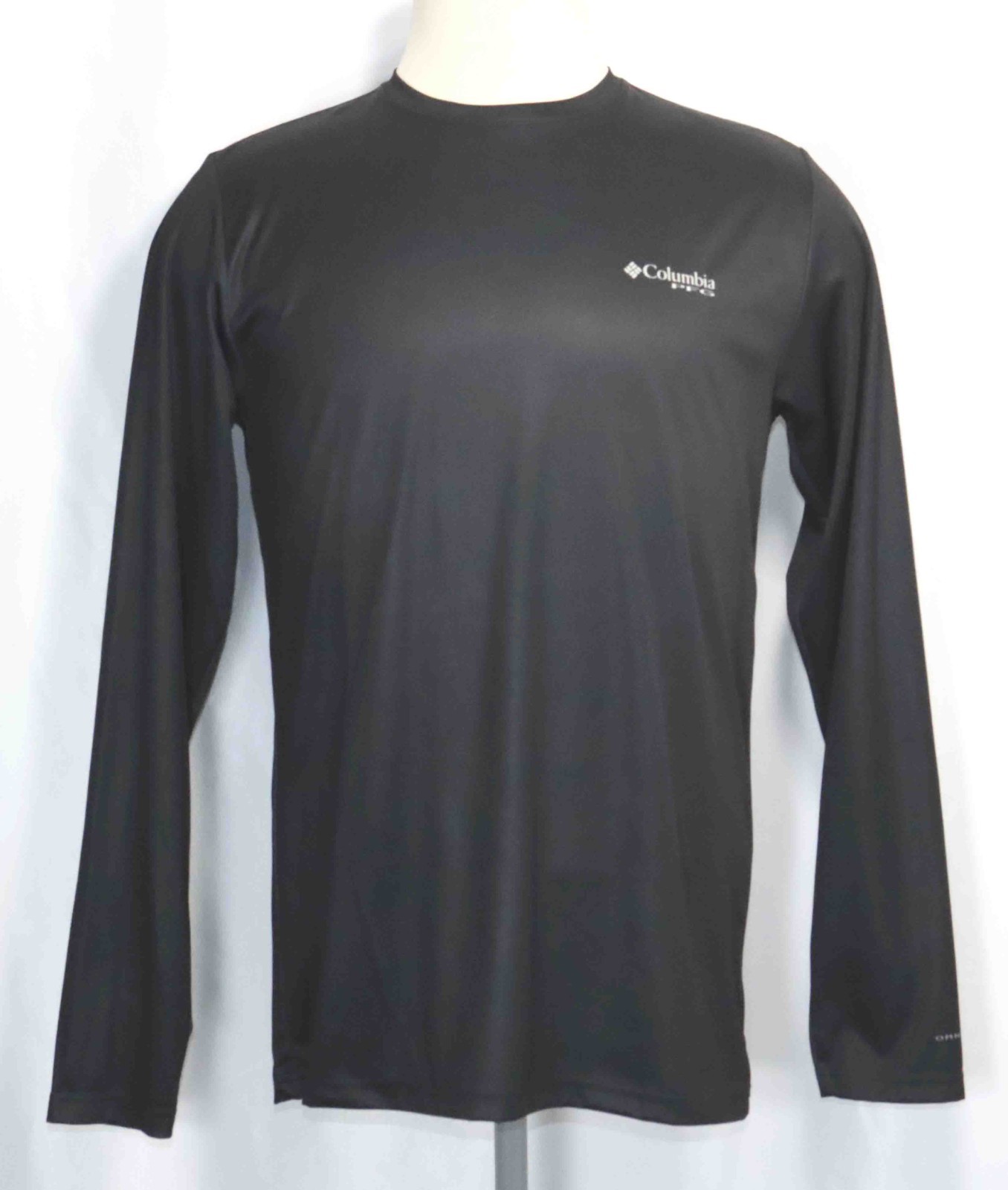 Columbia PFG Terminal Tackle Black L/S Fish Flag Patriotic T-Shirt Mens Size Sm