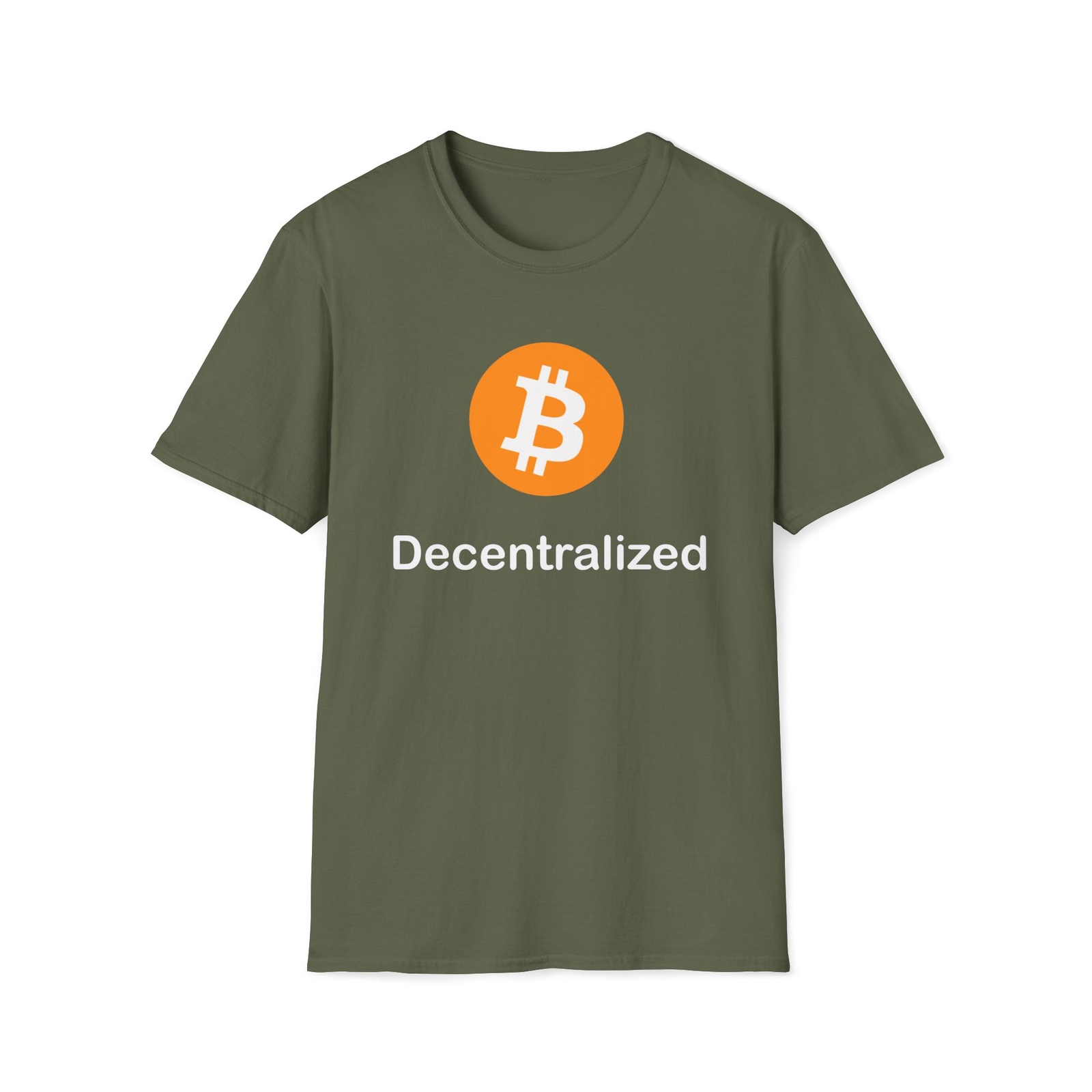 Bitcoin Decentralized Unisex T-Shirt – Cryptocurrency Tee, Blockchain Shirt,