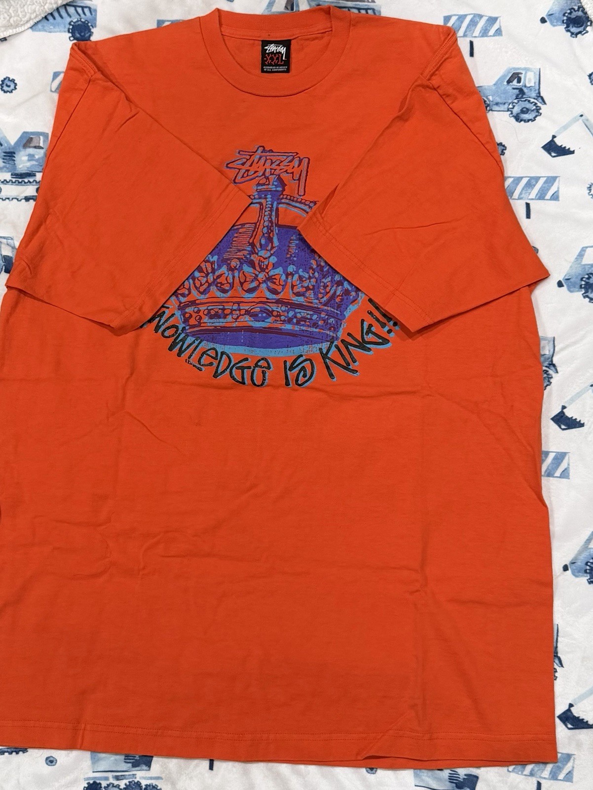 RARE Vintage Stussy Knowledge Is King Shirt