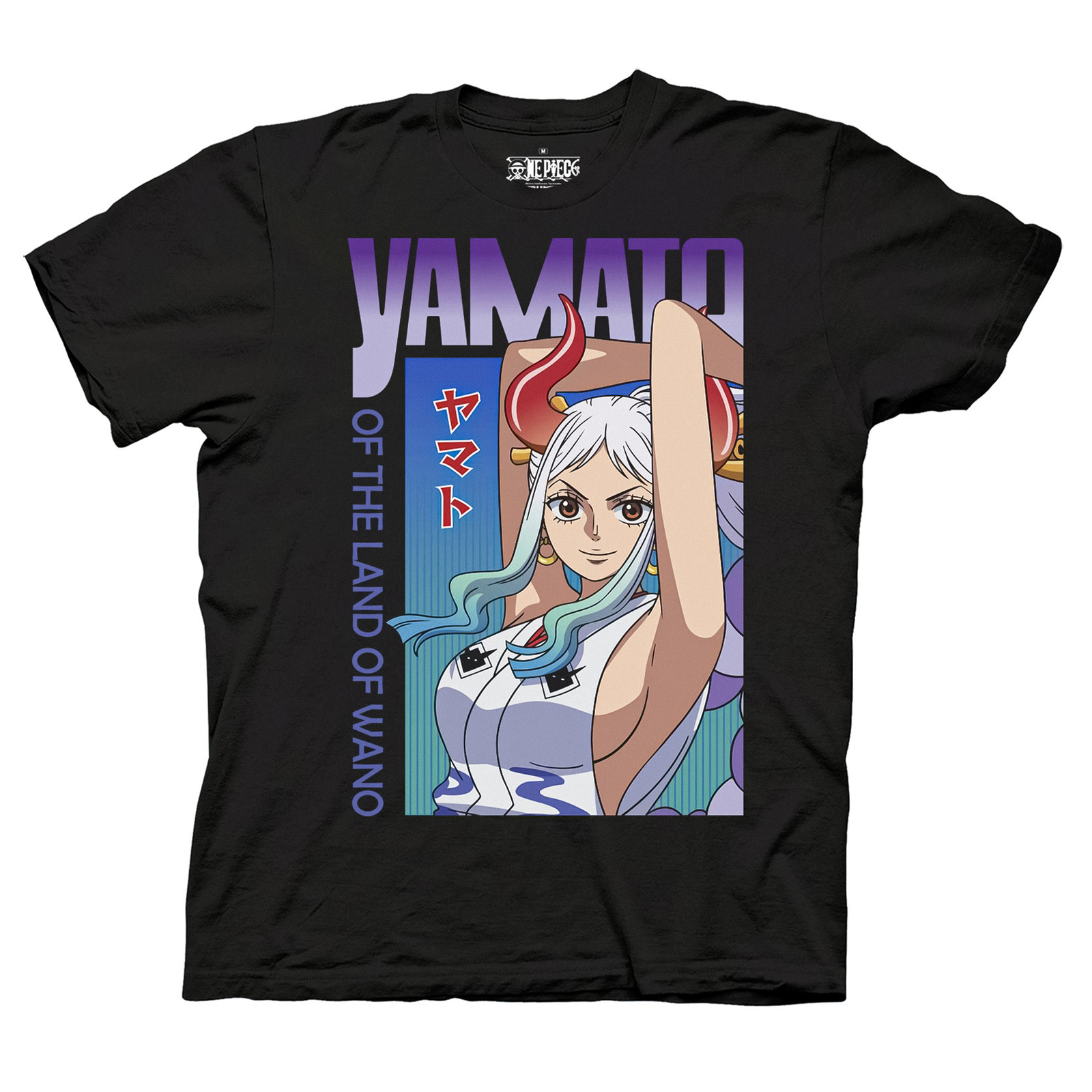 One Piece Yamato Three Haki Officially Licensed Men’s Short Sleeve T-Shirt