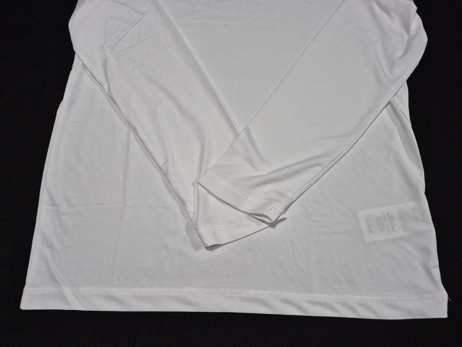 Hurley Mens Double Palm LS Polyester Summer Sunshirt White SZ Medium