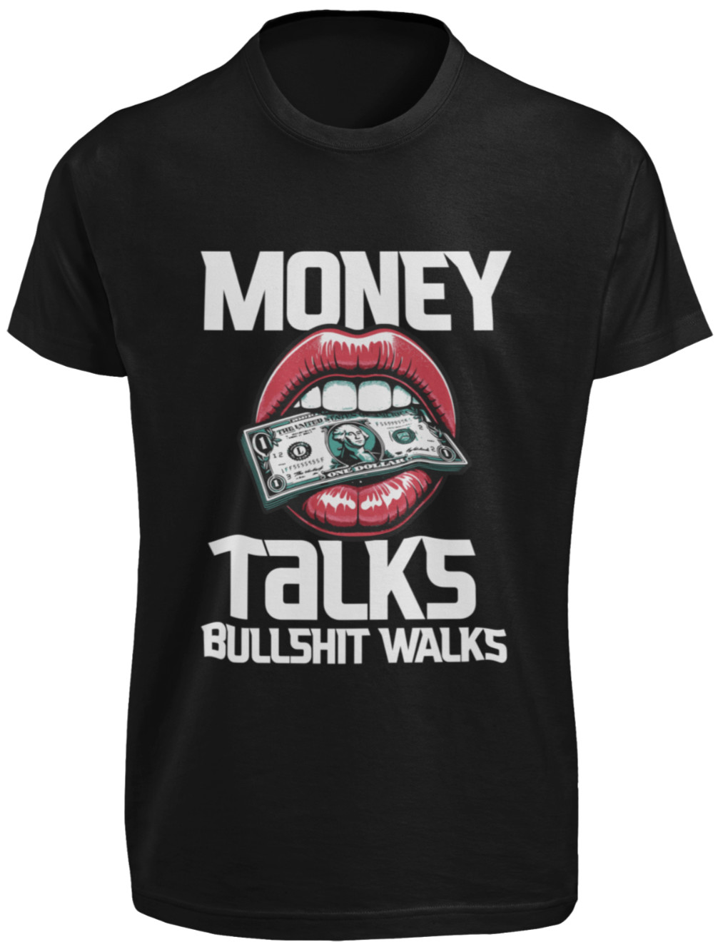 Money Talks Bullshit Walks T-SHIRT Card Hustler Poker Player Blackjack Casino
