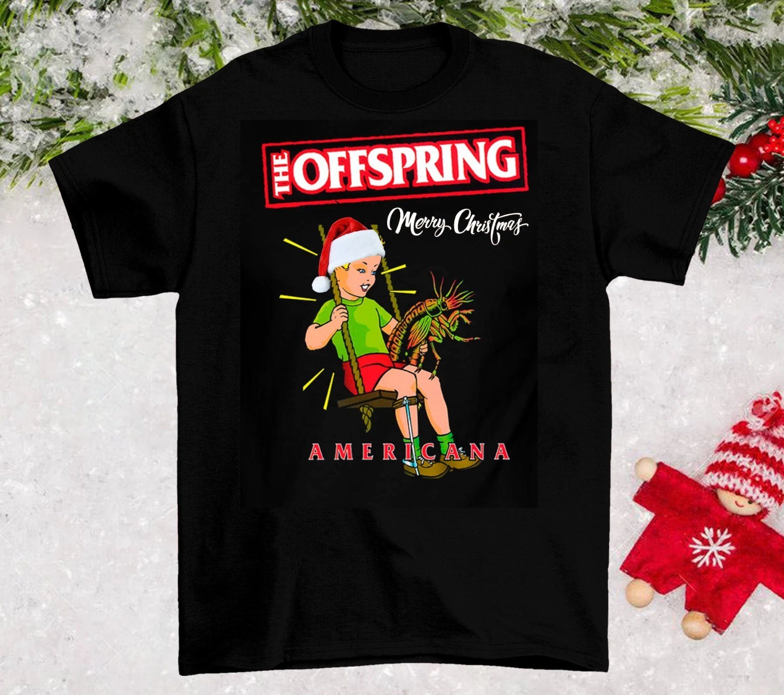 Merry Christmas The Offspring T Shirt Full Size S to 5Xl BT2200