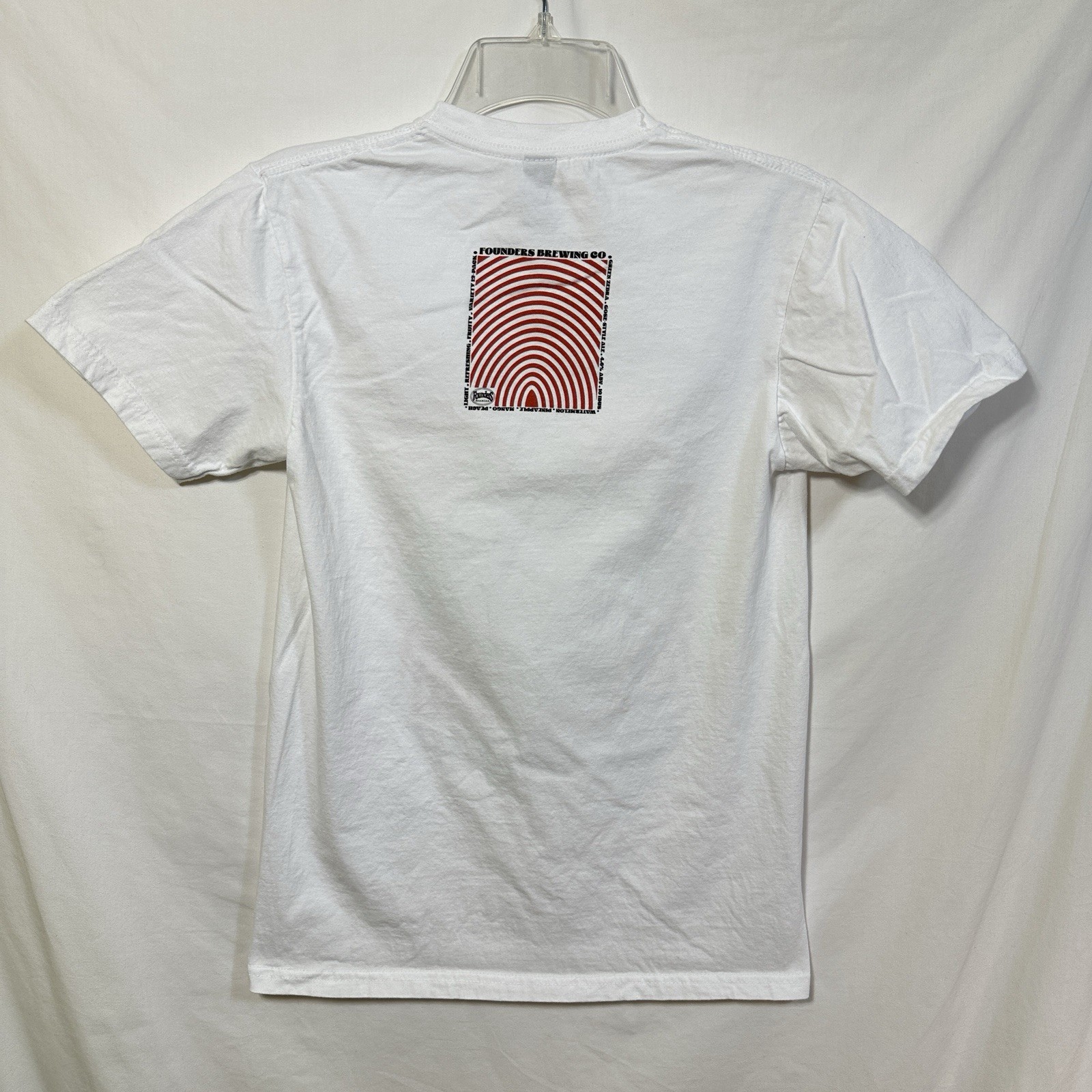 Green Zebra Gose-Style Ale Founders Brewing Co. Small Brewery T-Shirt Beer Tee S