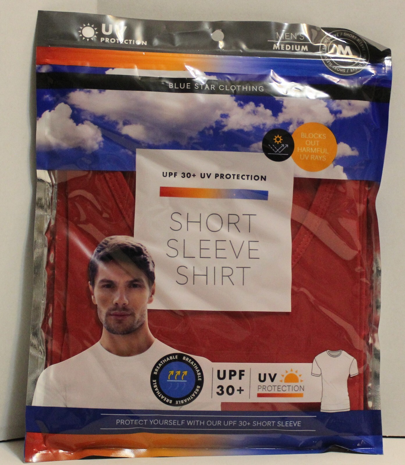 Blur Star Clothing Short Sleeve UPF 30+ Protection T-Shirt Sizes & Colors Vary